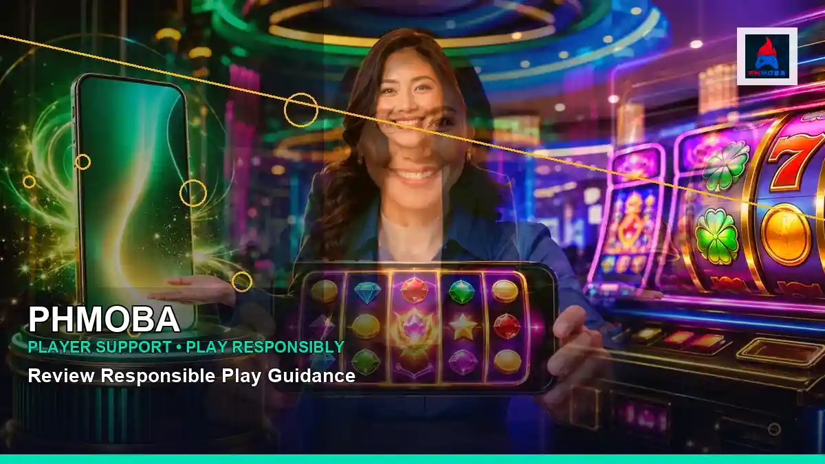 PHMOBA gold-lit gold jackpot slot games in a right close-up layout for Philippine players
