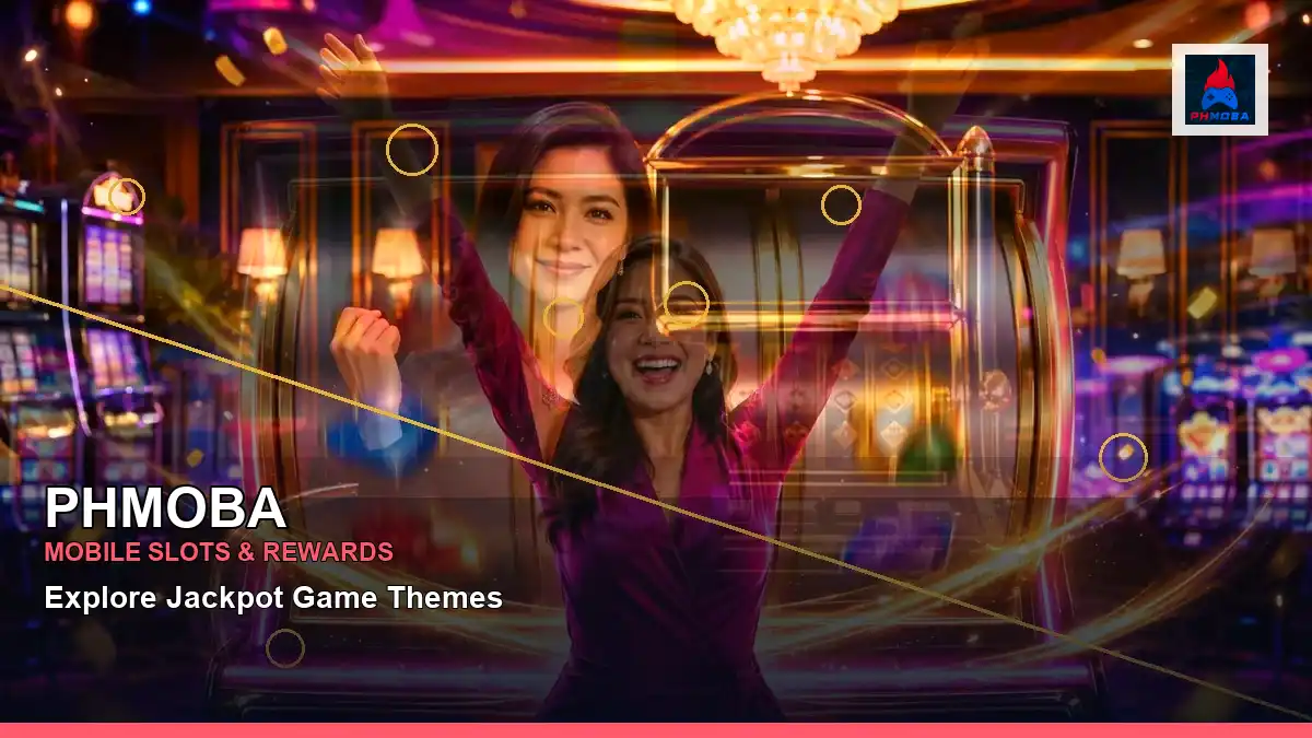 PHMOBA luxury online slot games featuring an adult Filipina casino host with a centered composition